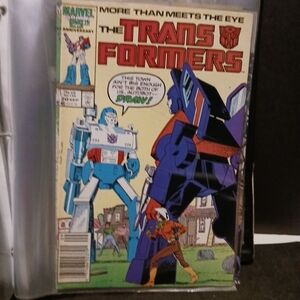 Transformers Comic Book Cover Art